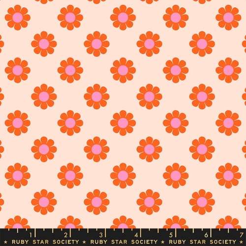 Baumwolle Patchwork - Alexia Abegg - Ruby Star Society - Meadow Star - Peach Honey Pie
